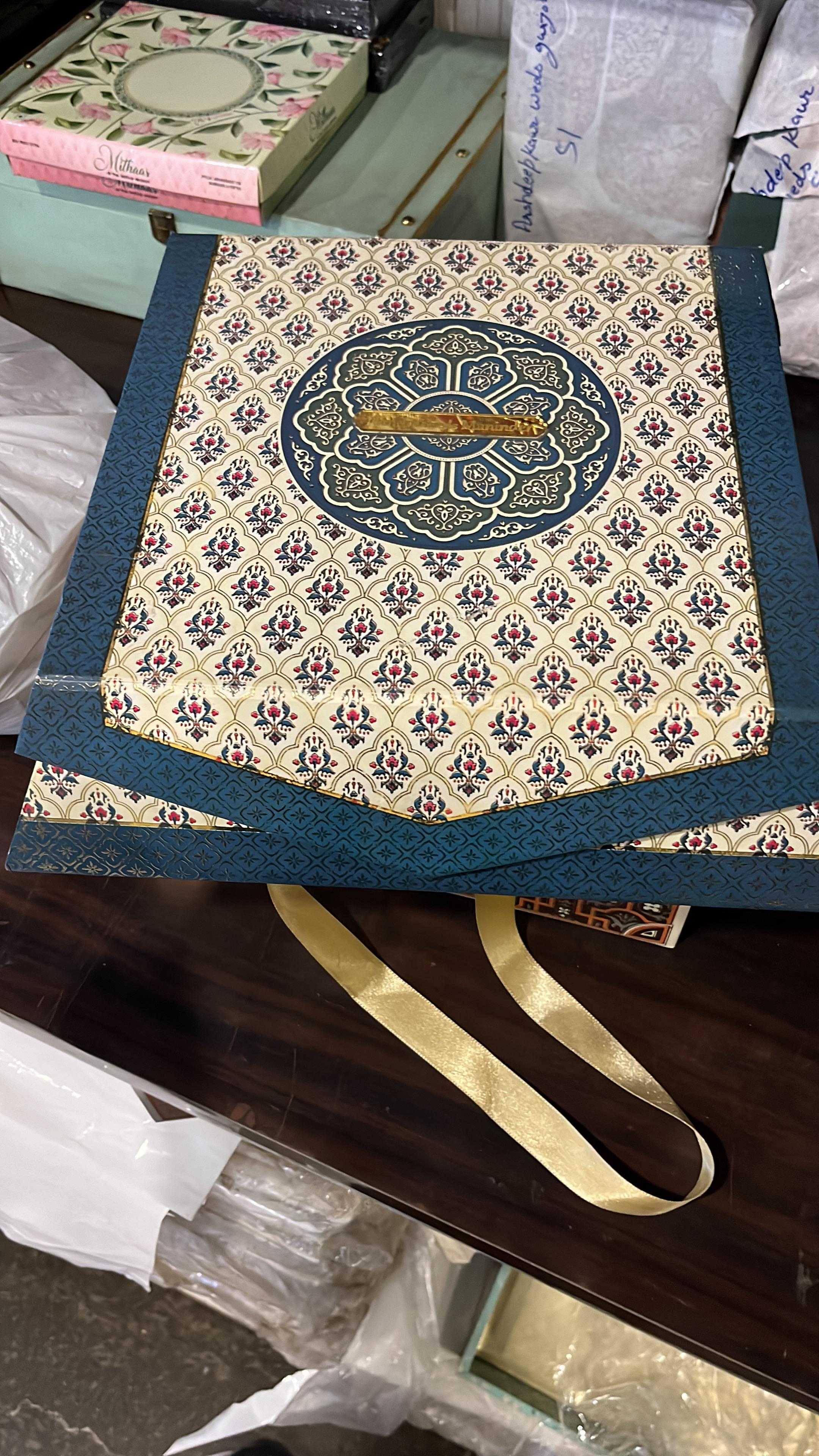 Ornate Wedding Invitation Box