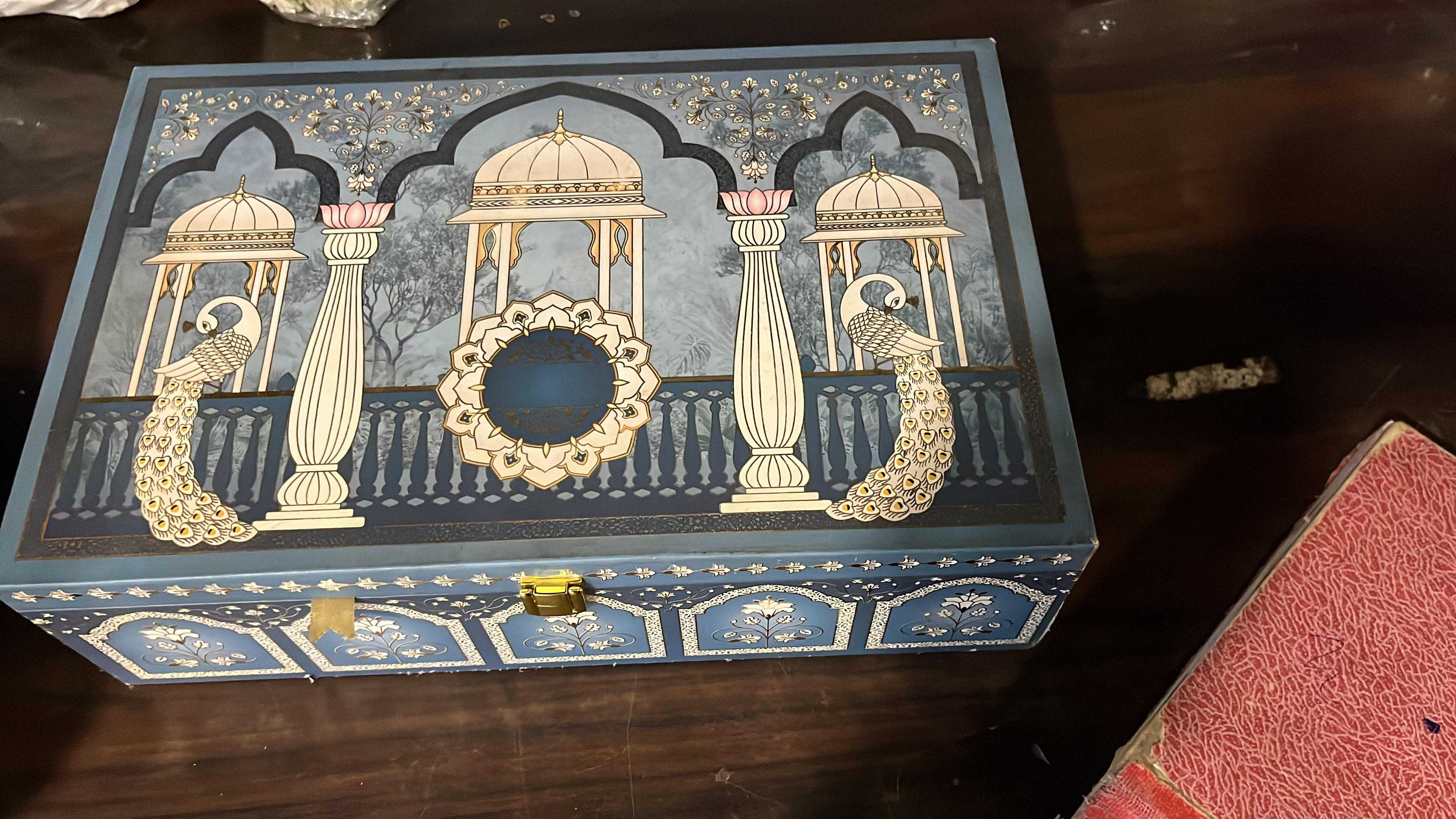 Peacock Design Wedding Box
